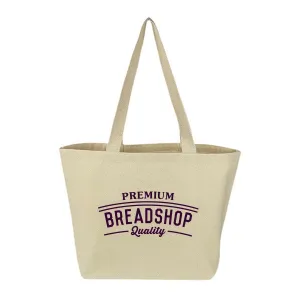 10 Oz. Natural Canvas Grocery Tote Bag (Q201211)