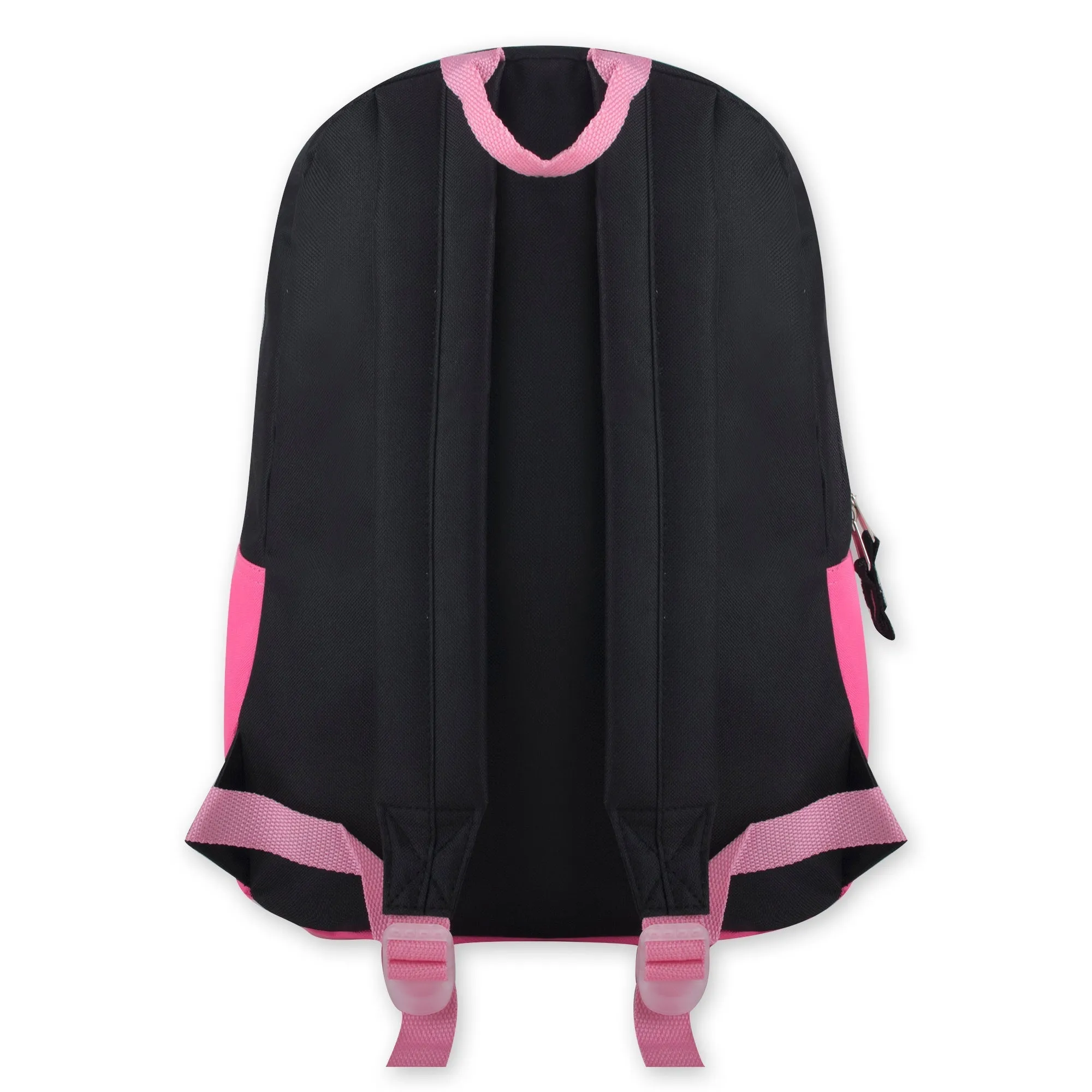 17- Inch Double Front Zippered Pocket Backpack - Girls