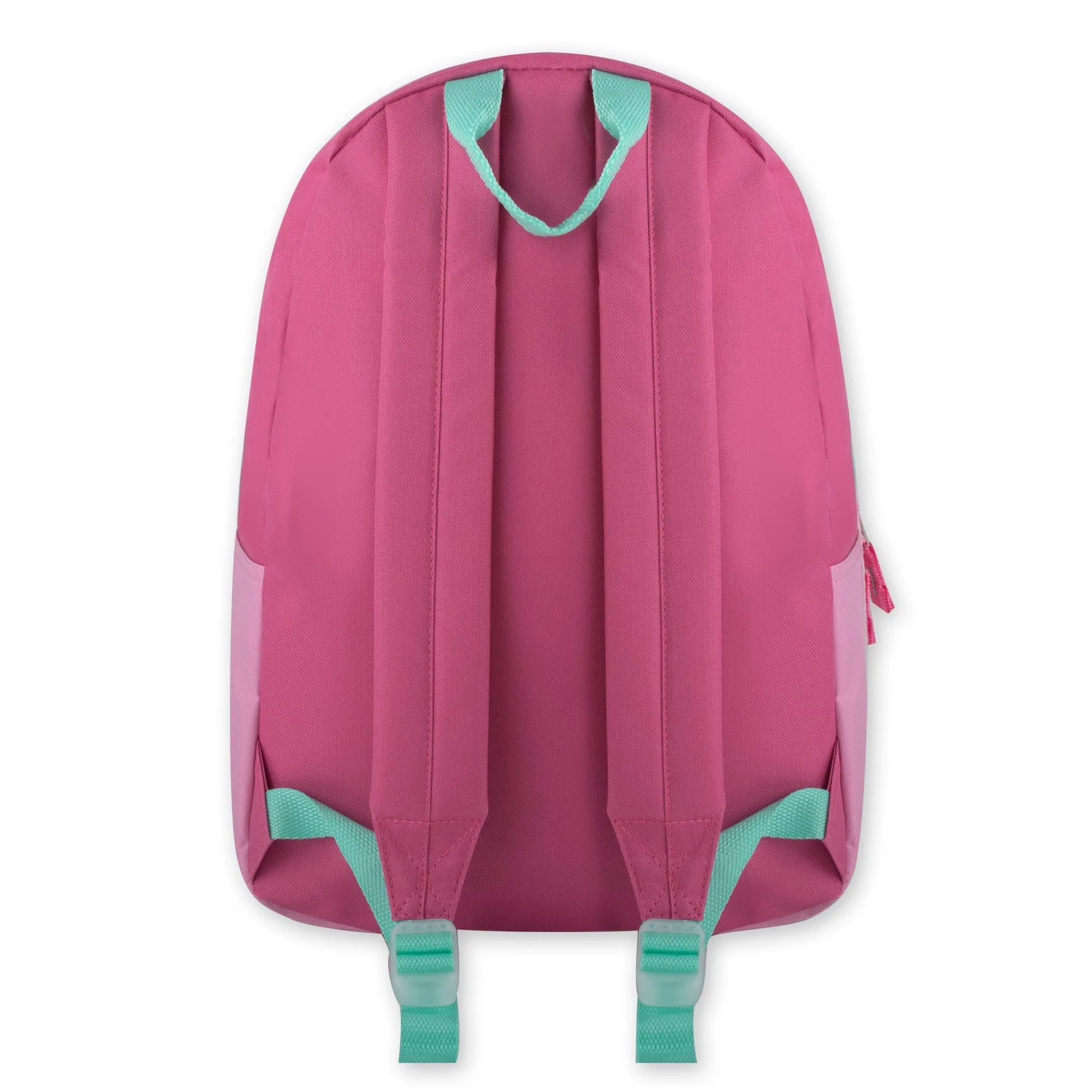 17- Inch Double Front Zippered Pocket Backpack - Girls