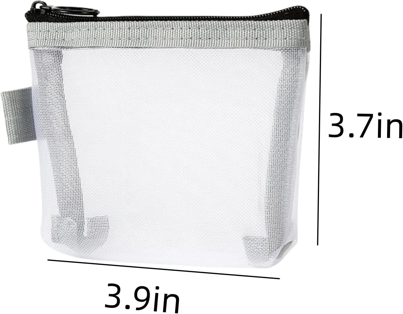 2PCS Mini Makeup Bag,Zipper Mesh Bags,Portable Small Makeup Pouch for Women,Small Travel Cosmetic Bag,Mini storage bag for coin,lipstick,jewelry