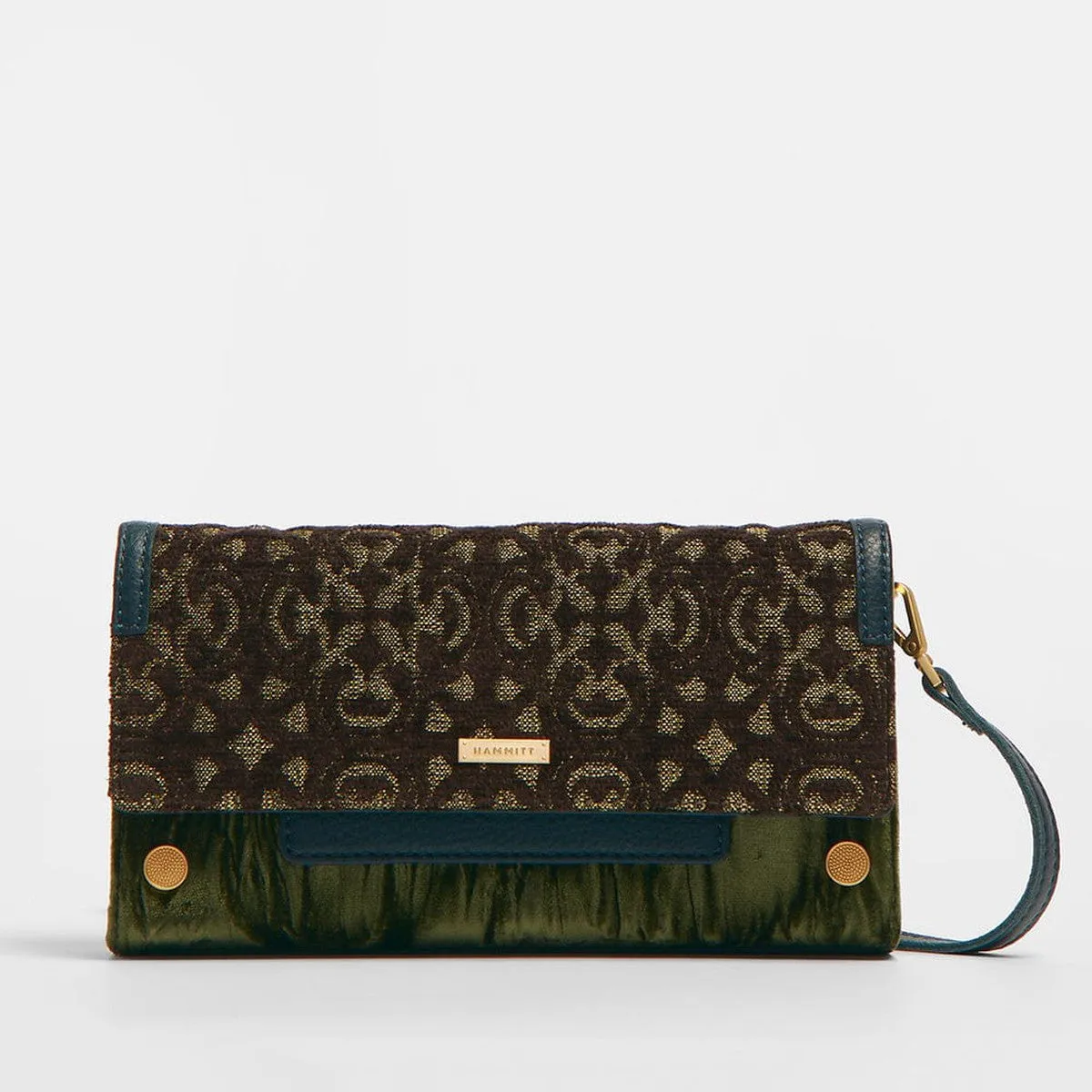 AJ CROSSBODY CLUTCH - Antique Atelier/Brushed Gold