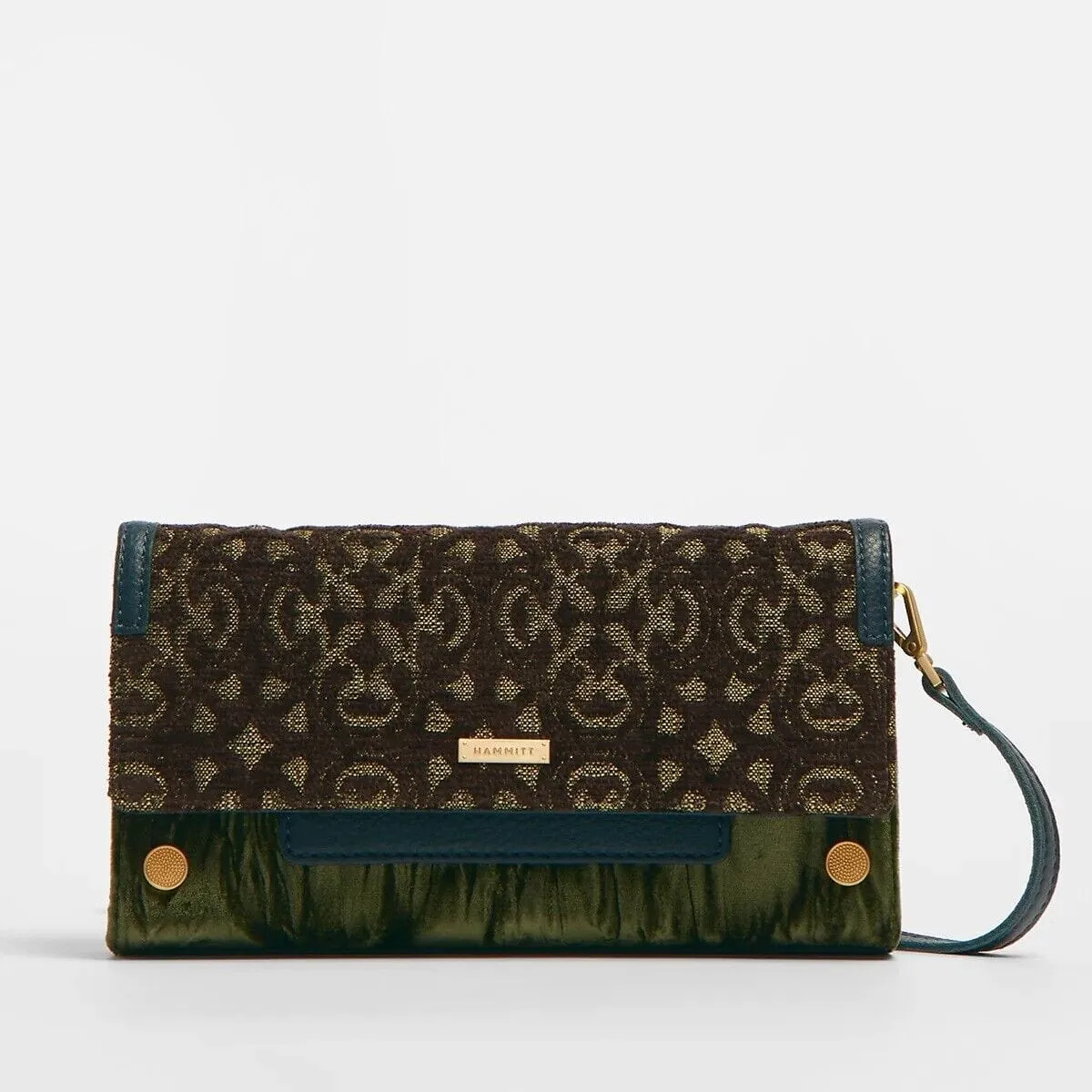AJ CROSSBODY CLUTCH - Antique Atelier/Brushed Gold