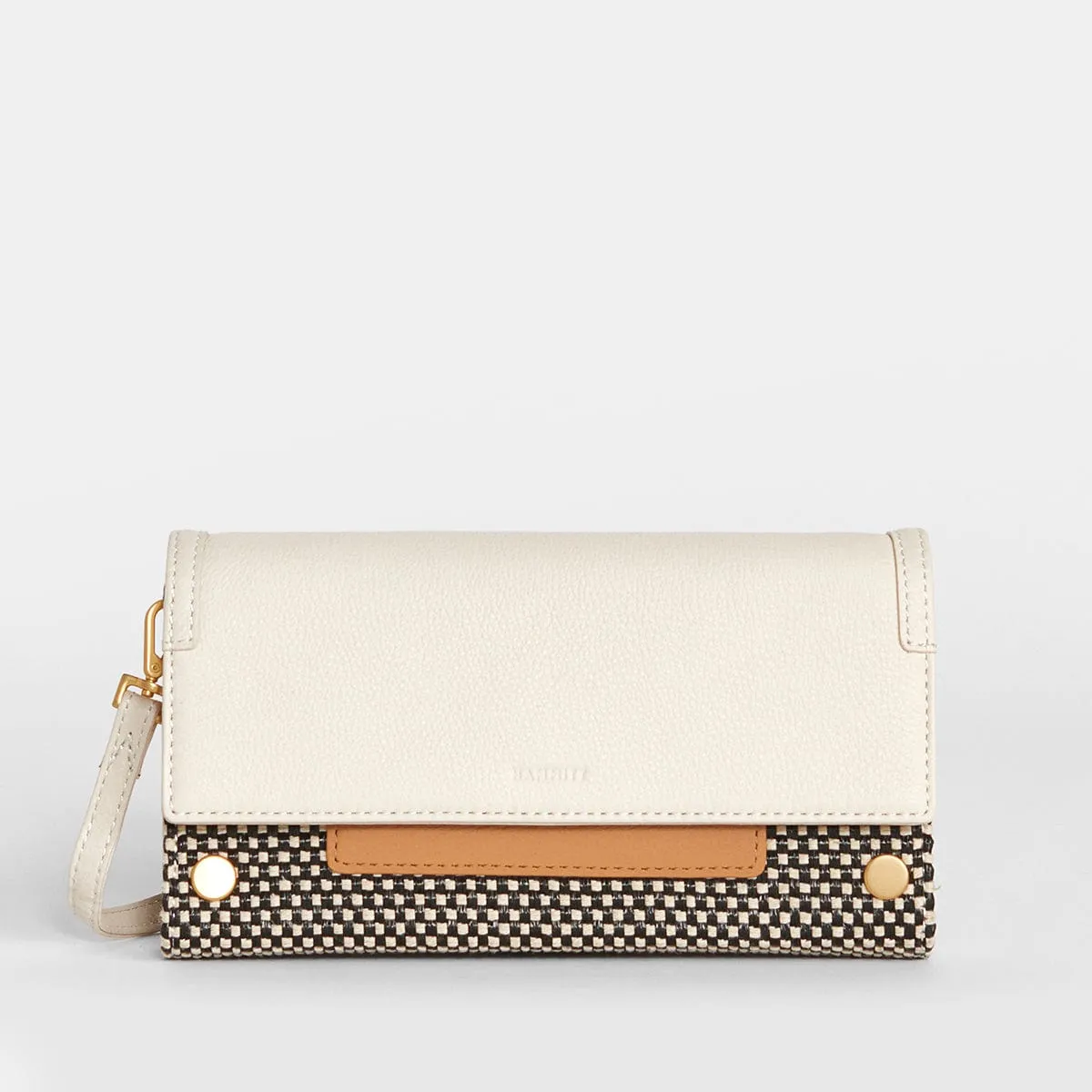 AJ CROSSBODY CLUTCH - California Weekend/Brushed Gold