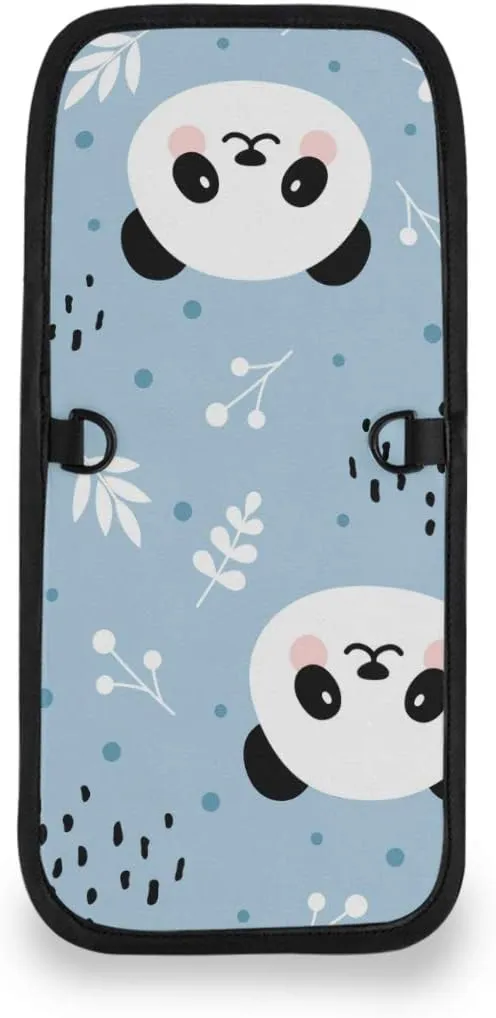 ALAZA Cute Panda With Leaves Dots Small Crossbody Wallet Purse Cell Phone Bag Rfid Passport Holder with Credit Card Slots