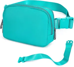AROME Mini Belt Bag for Women, Fashion Waist Packs Fanny Pack Crossbody Bags with Strap Extender for Women Men, Waterproof Waist Bag Hip Bum Bag for Casual Travel Running Hiking Outdoor Sports
