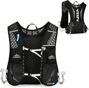 Azarxis Running Water Bottles Flask BPA Free Leakproof Hydration Vest Packs Waist Belt Replacement for Triathlon Marathon Hiking Cycling Climbing Jogging Runner