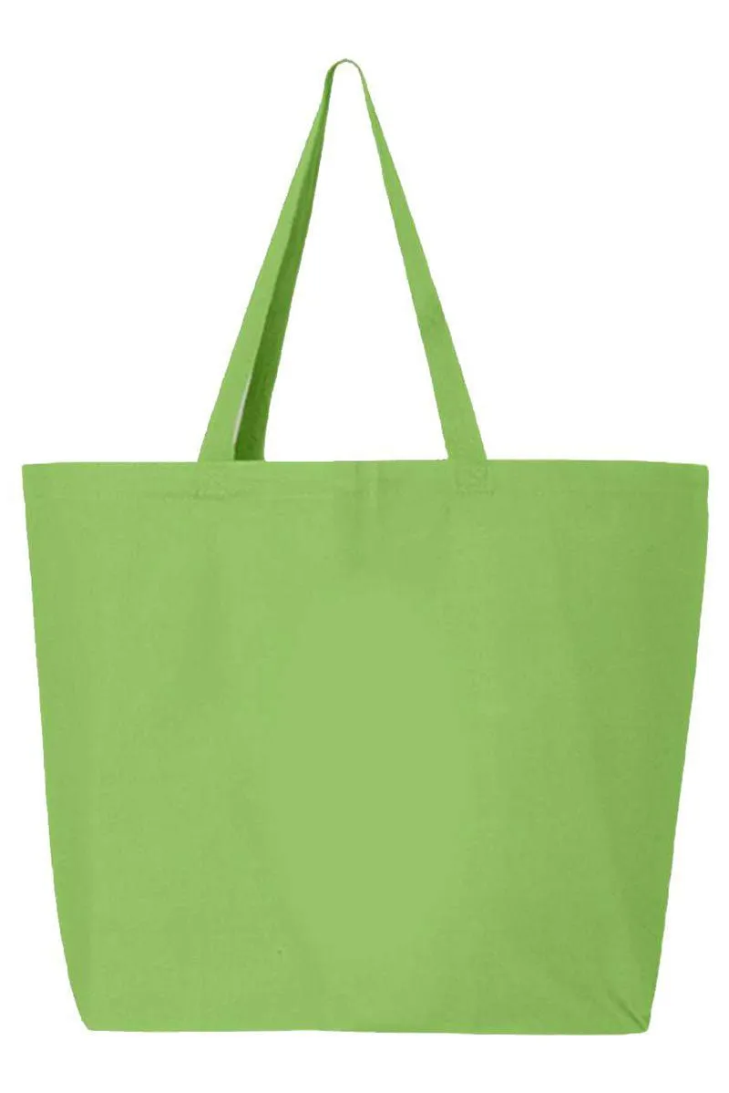 Baseball Cherries Canvas Jumbo Tote