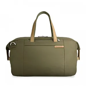 Briggs & Riley Baseline-Large Travel Satchel, Olive, One Size