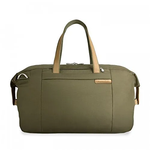 Briggs & Riley Baseline-Large Travel Satchel, Olive, One Size