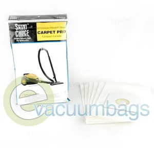 Carpet Pro CPCC-1 / Fuller Brush FBCC-1 Compact Canister Paper Vacuum Bags, 6 Pack #CC-6