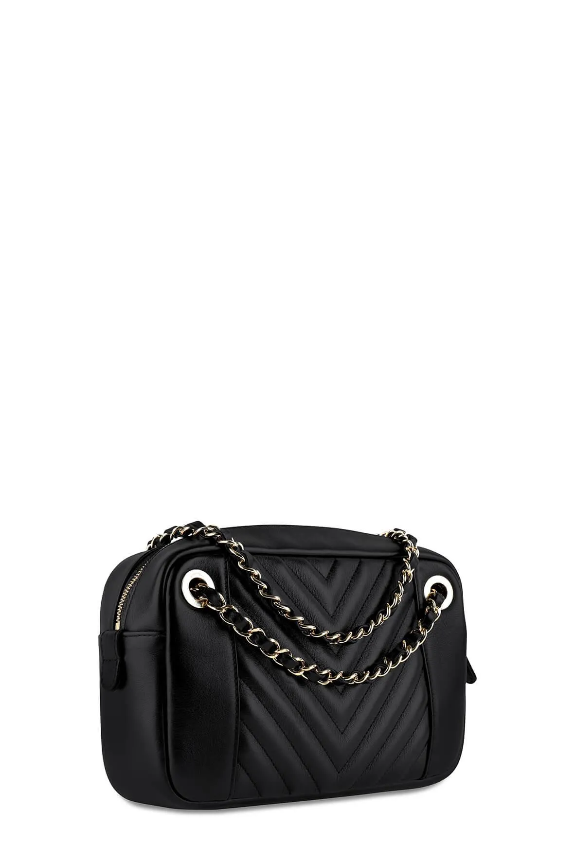 Chevron Camera Bag Black