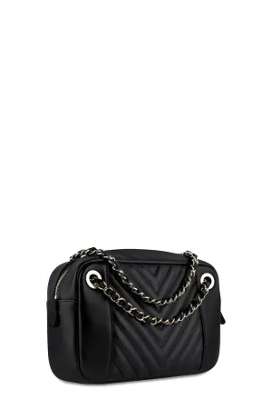 Chevron Camera Bag Black