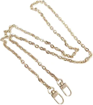 Chic Gold Chain Link Strap for Handbags and Purses, 110cm