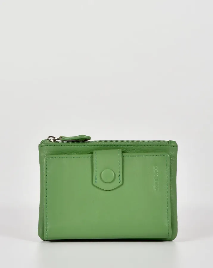 Collins RFID Safe Compact Leather Wallet