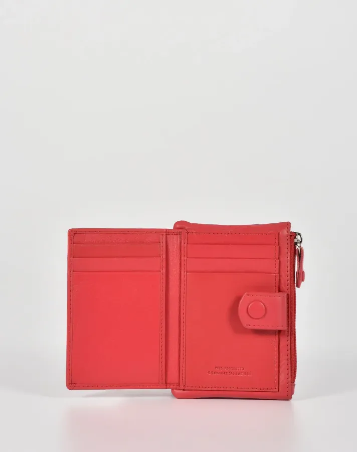 Collins RFID Safe Compact Leather Wallet