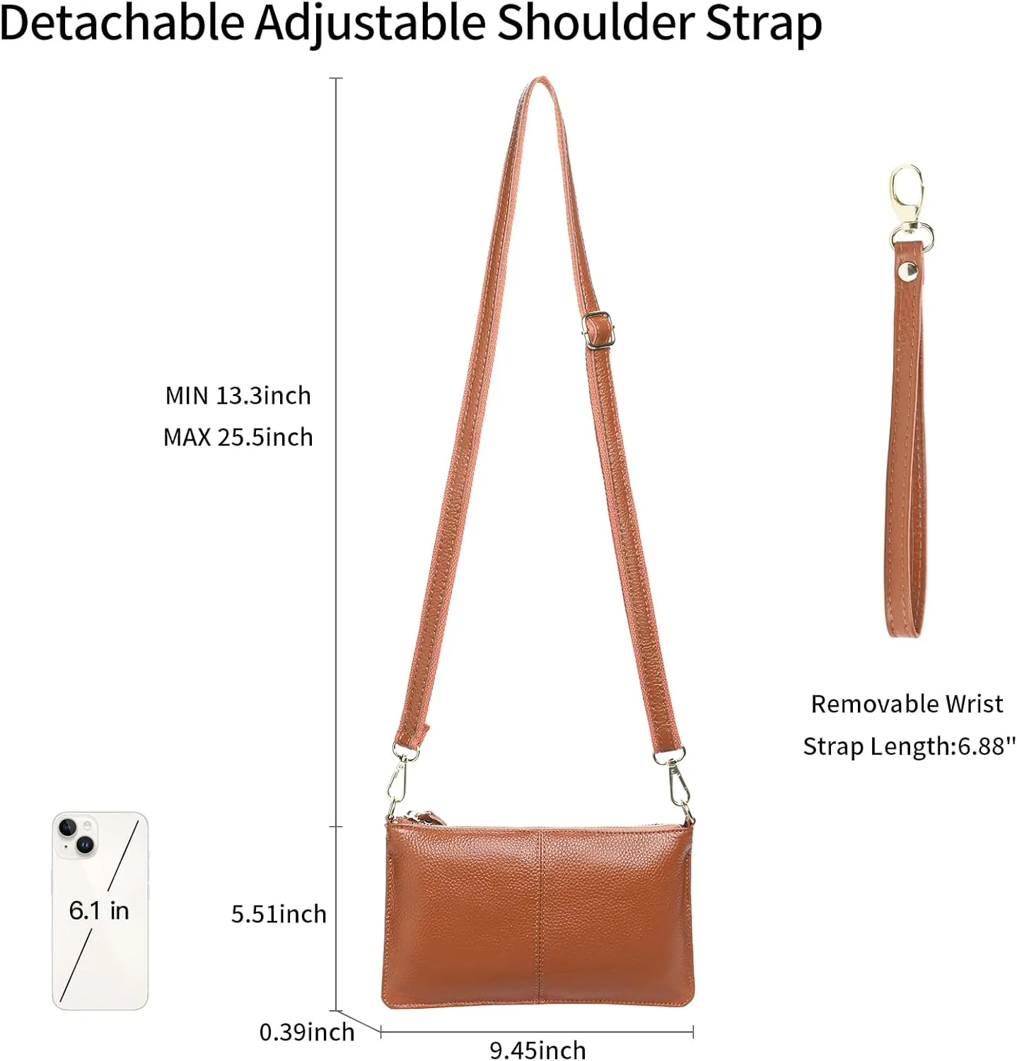 Crossbody Bag for Women, Vegan Leather Top Handle Handbags Small Shoulder Purse