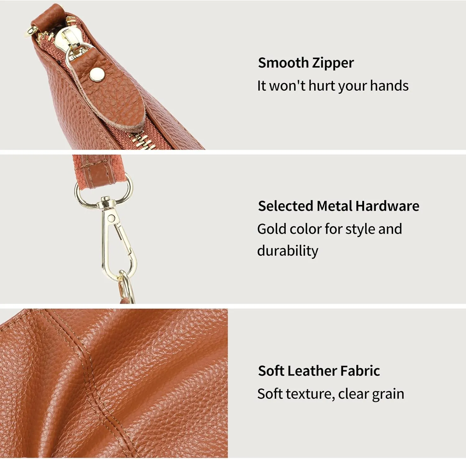 Crossbody Bag for Women, Vegan Leather Top Handle Handbags Small Shoulder Purse
