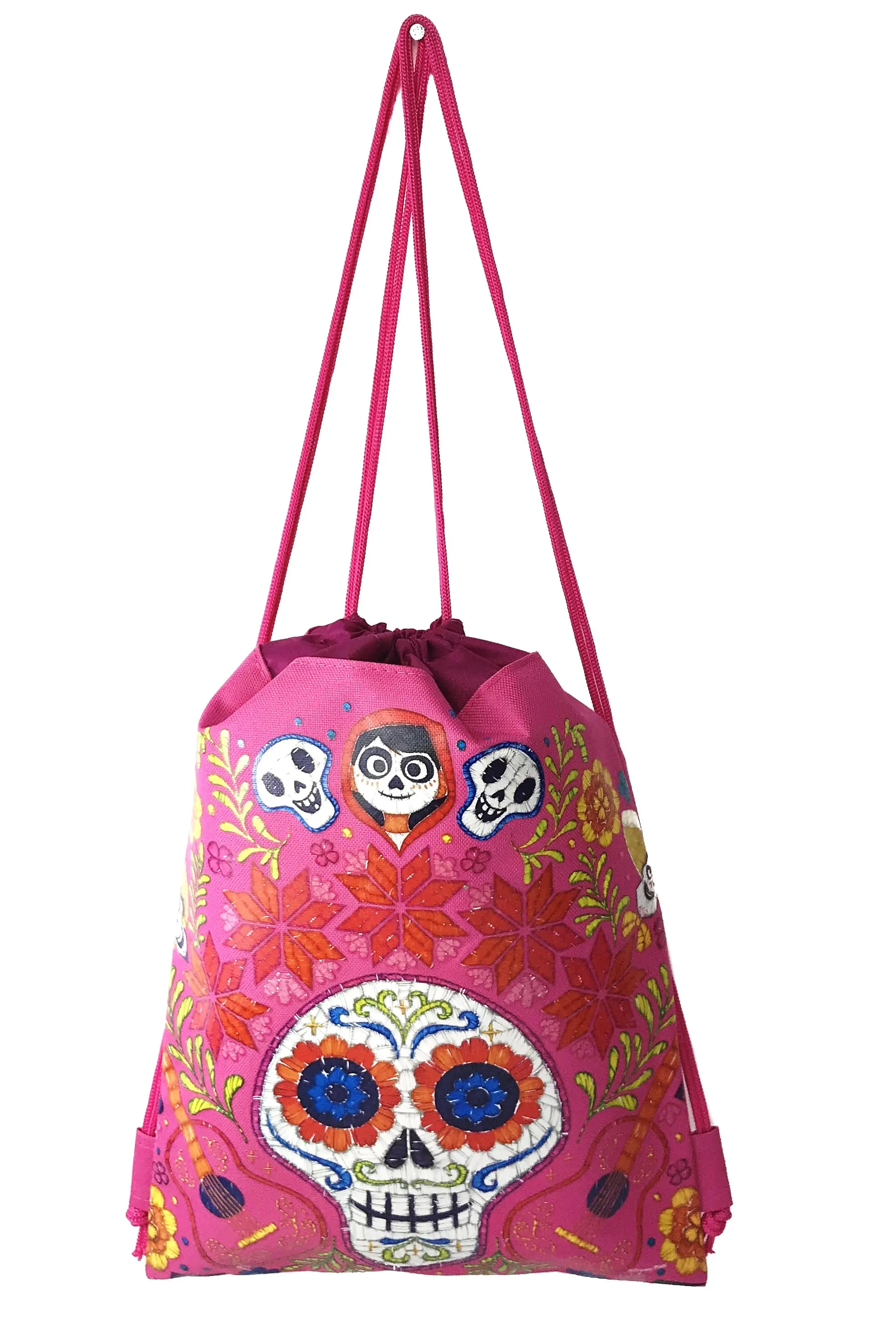 Disney Coco Miguel Drawstring Backpack Gym Tote Bags