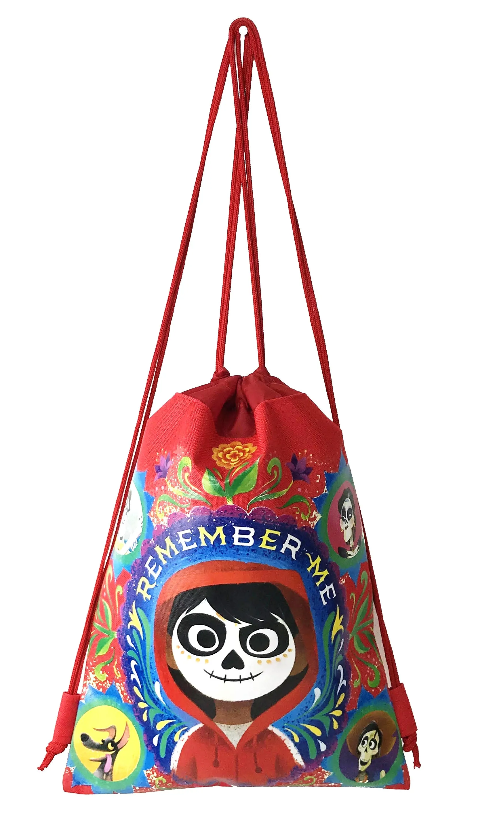 Disney Coco Miguel Drawstring Backpack Gym Tote Bags
