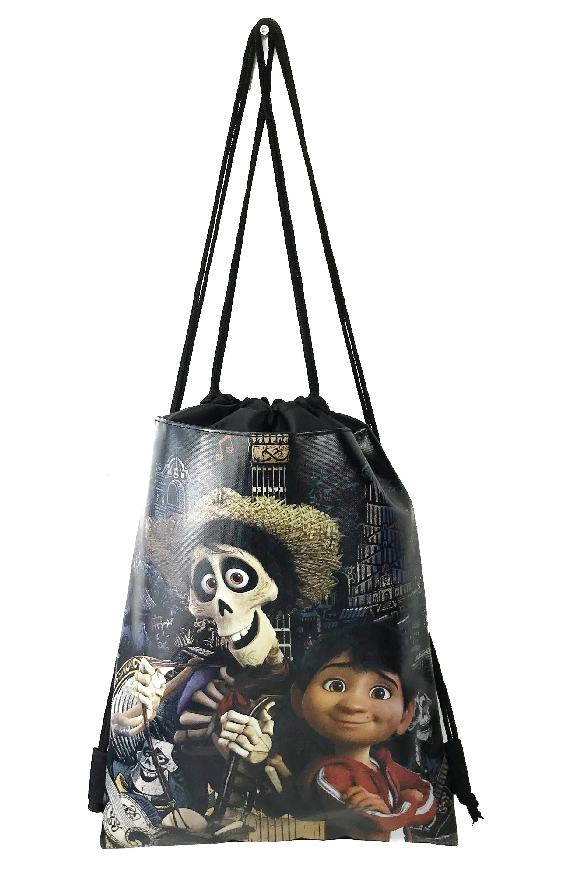 Disney Coco Miguel Drawstring Backpack Gym Tote Bags