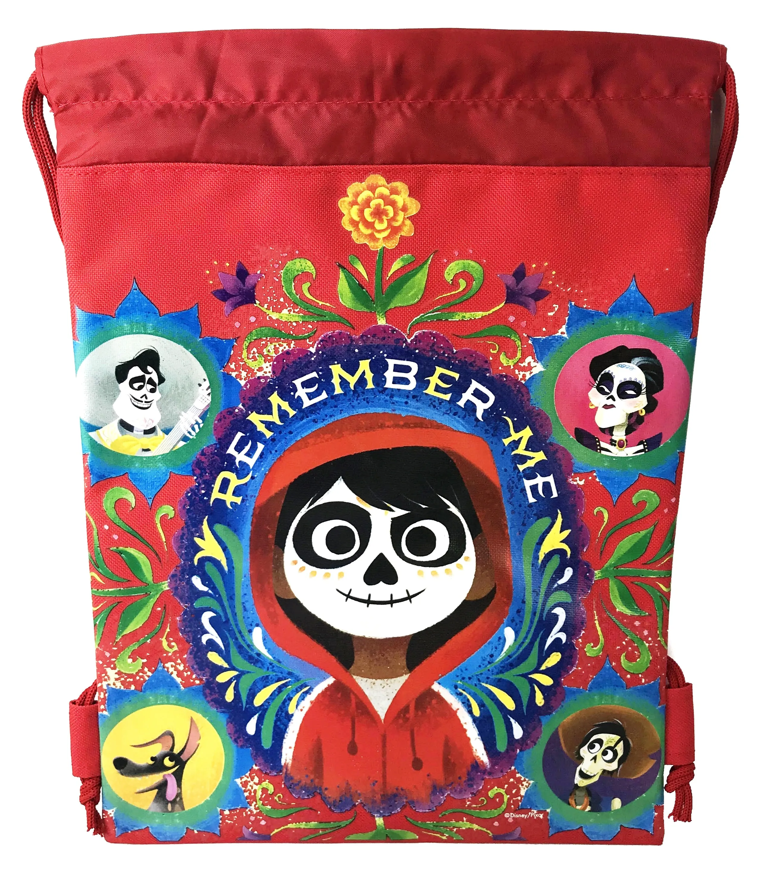 Disney Coco Miguel Drawstring Backpack Gym Tote Bags