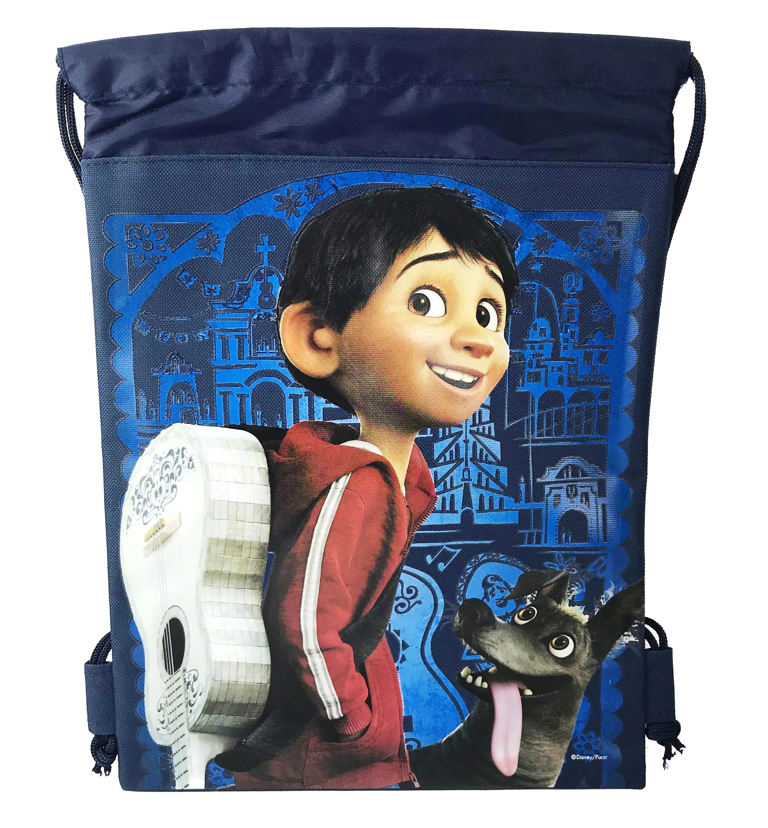 Disney Coco Miguel Drawstring Backpack Gym Tote Bags