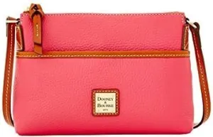 Dooney & Bourke Women's Crossbody Handbags, Pebble Grain Ginger Small Crossbody Bags for Women