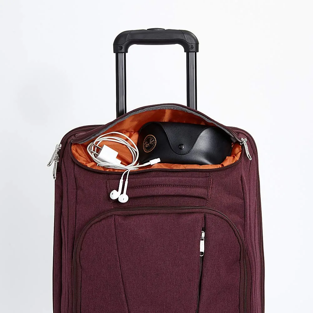 eBags TLS Mother Lode Mini 21" Wheeled Duffel Bag Luggage - Carry-On - (Eggplant)