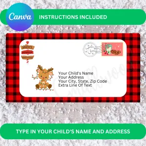 Editable Santa Envelope