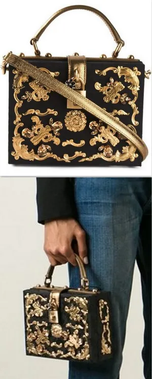 Embellished Box-Bag