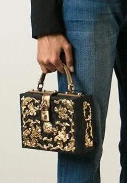 Embellished Box-Bag
