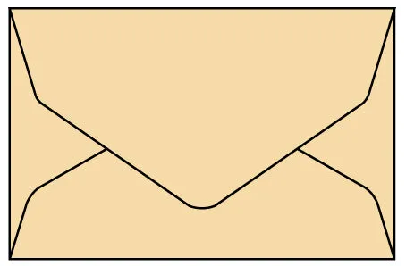 Envelope Brown 7.5*5 inches