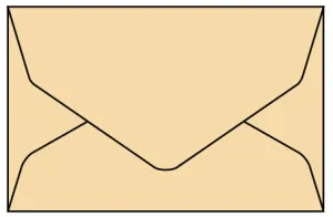 Envelope Brown 7.5*5 inches
