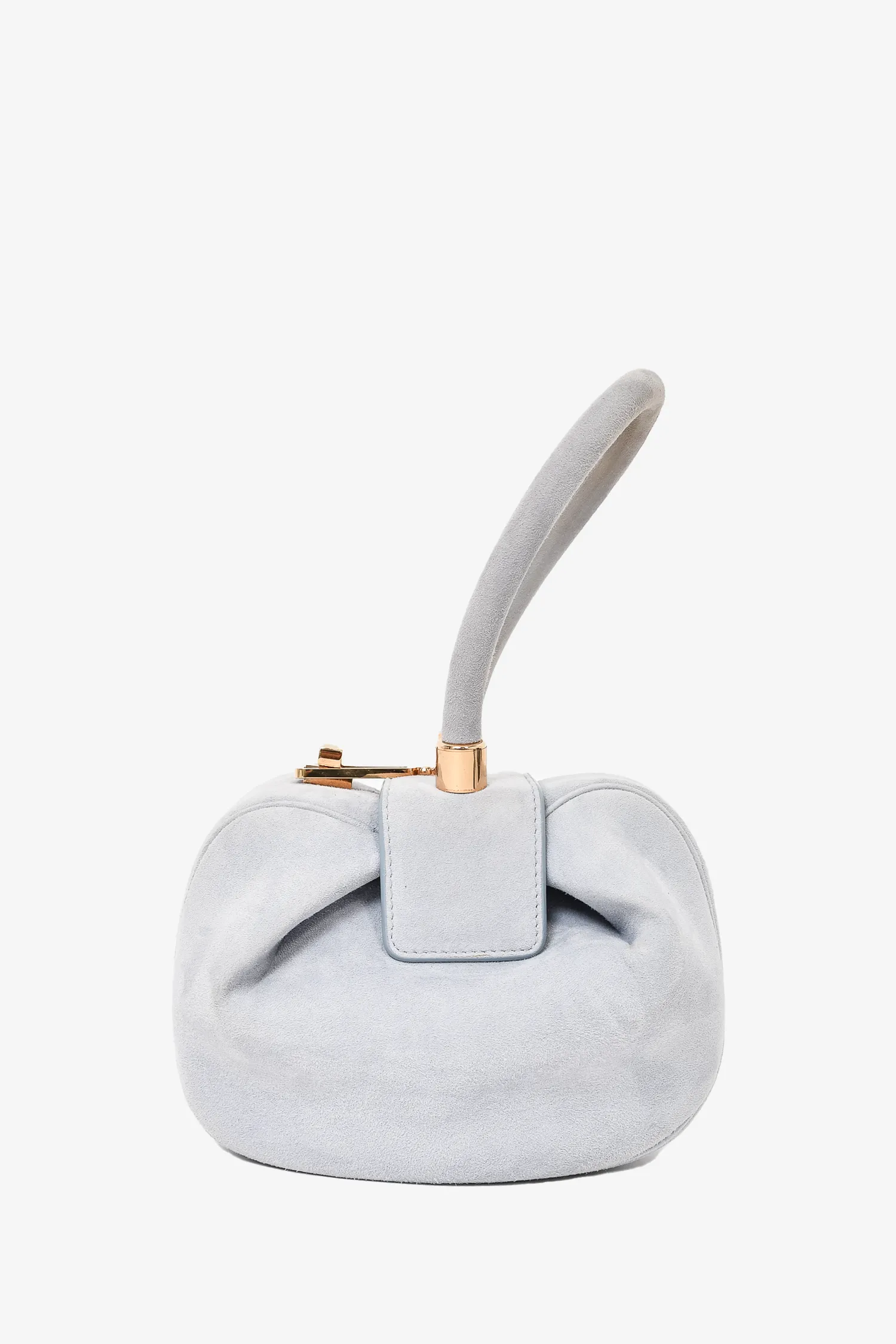 Gabriela Hearst Blue Suede Demi Mini Bag