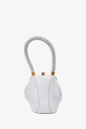 Gabriela Hearst Blue Suede Demi Mini Bag