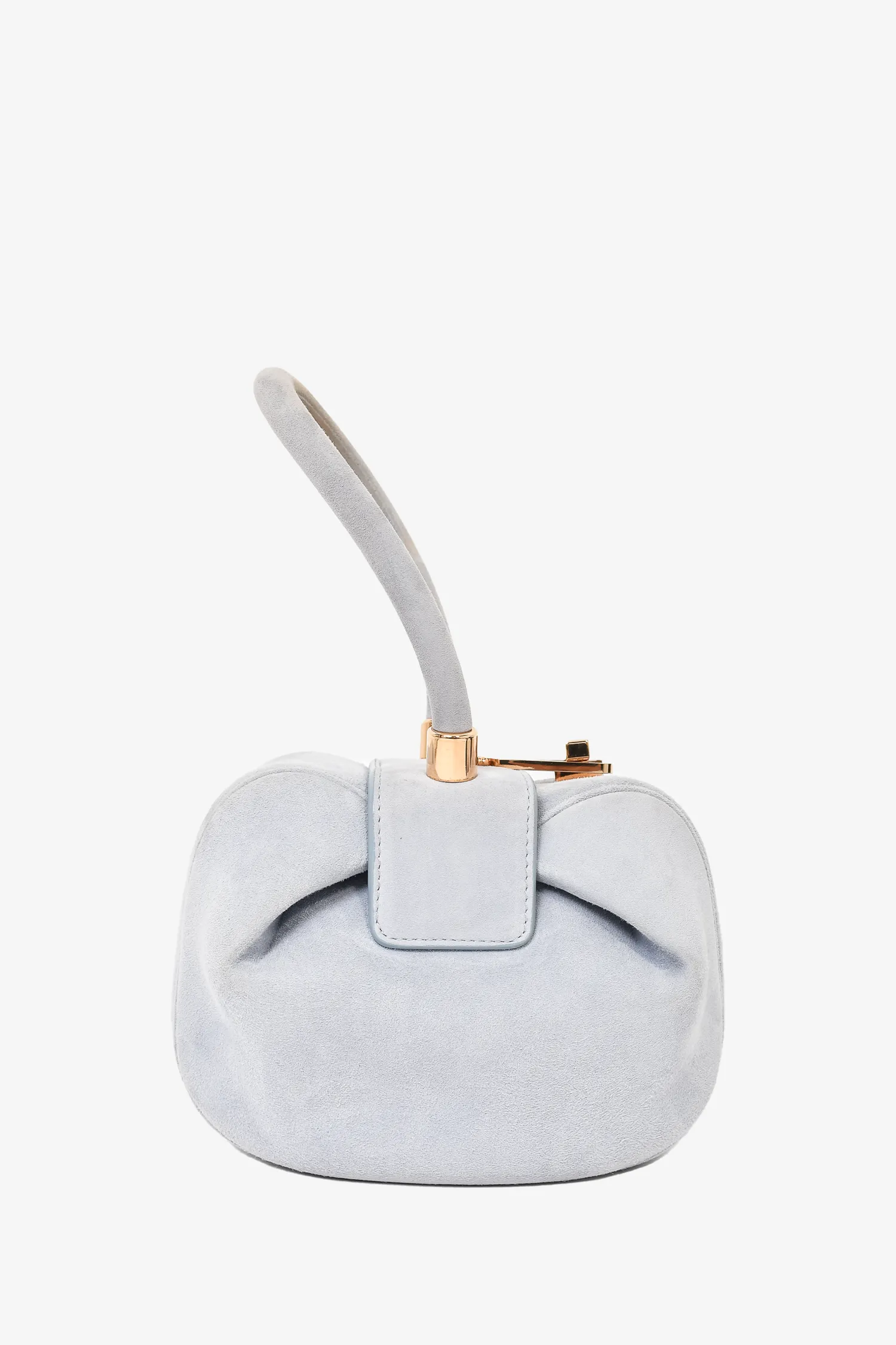 Gabriela Hearst Blue Suede Demi Mini Bag
