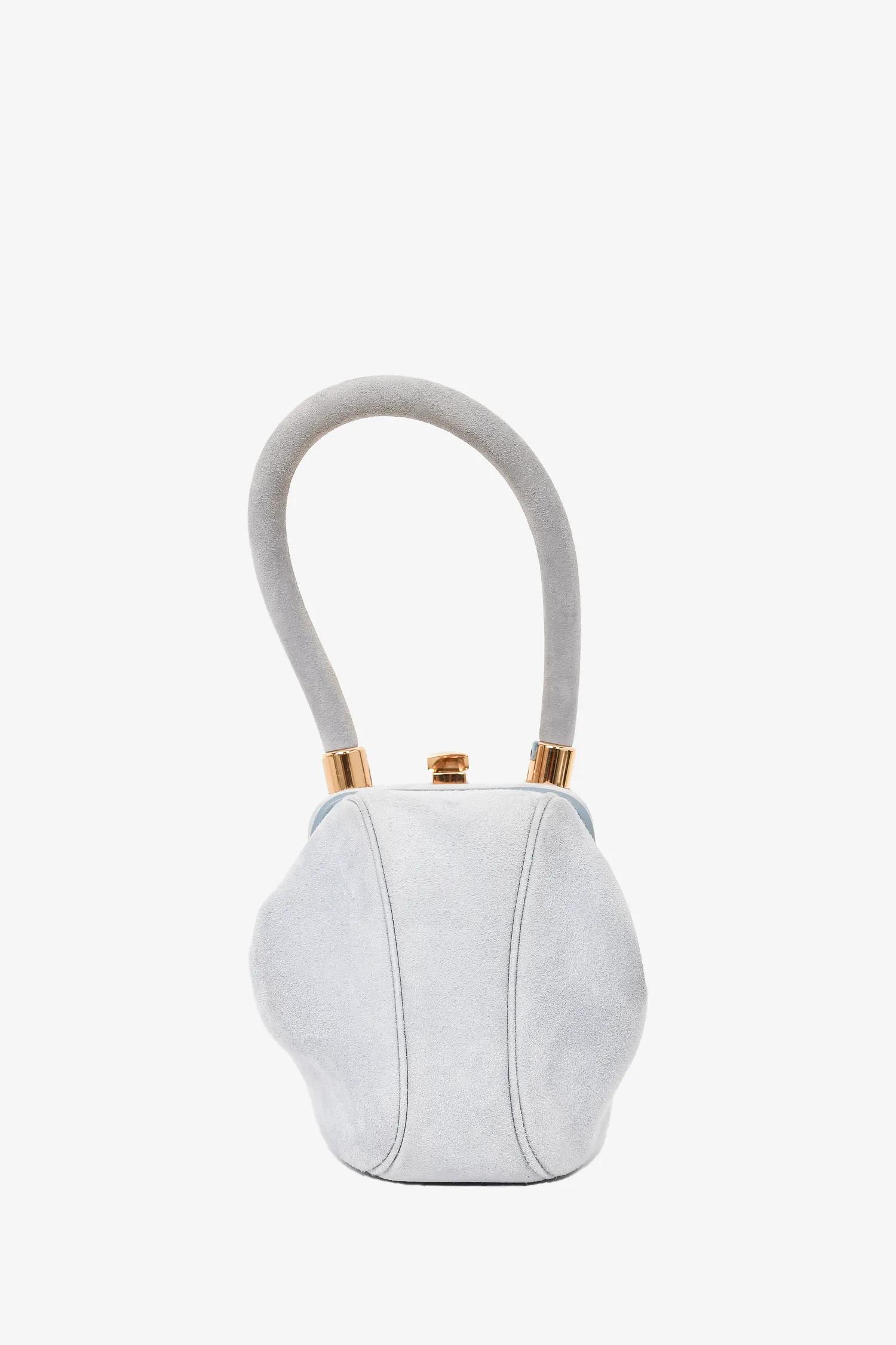 Gabriela Hearst Blue Suede Demi Mini Bag