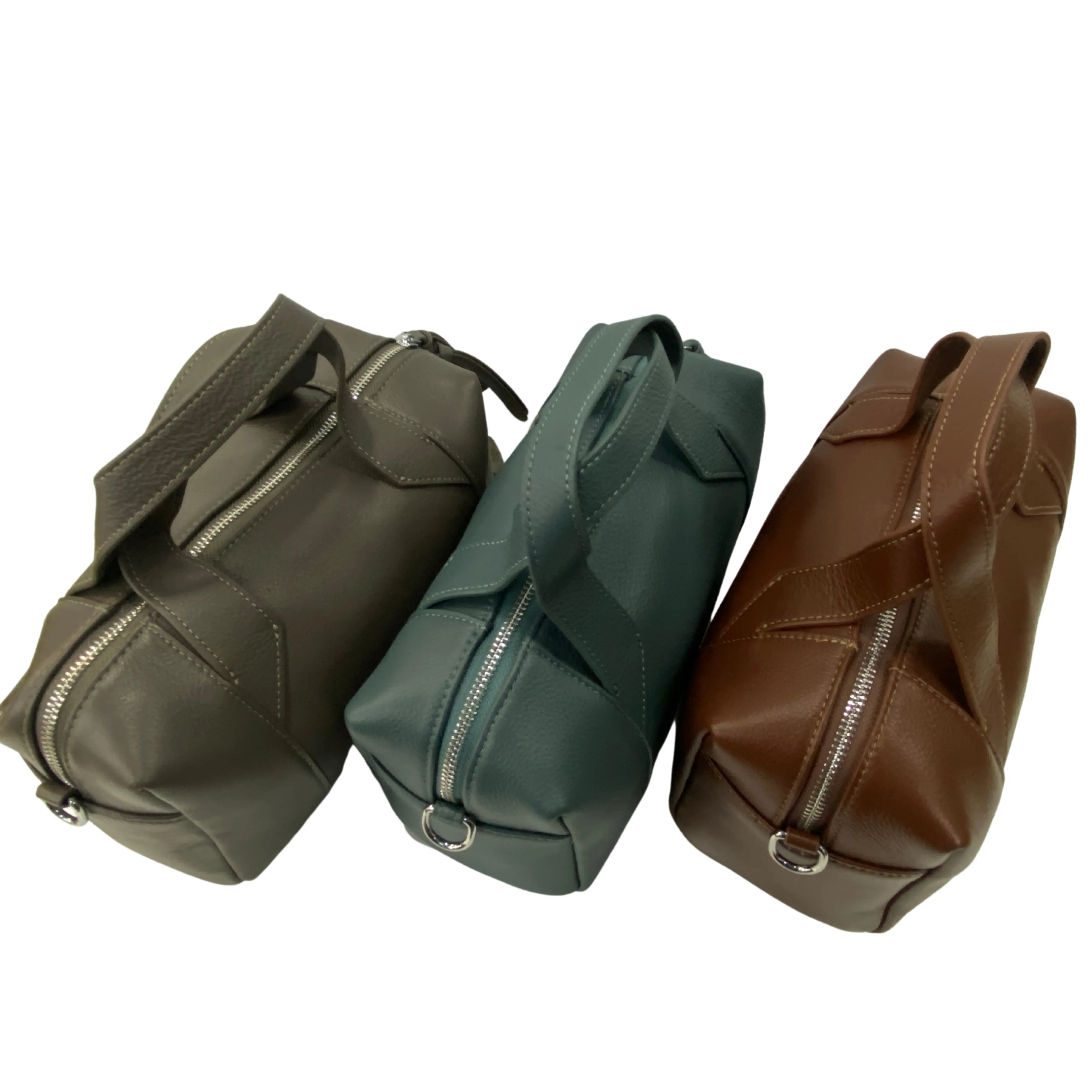 Genuine Leather Satchel Handbag