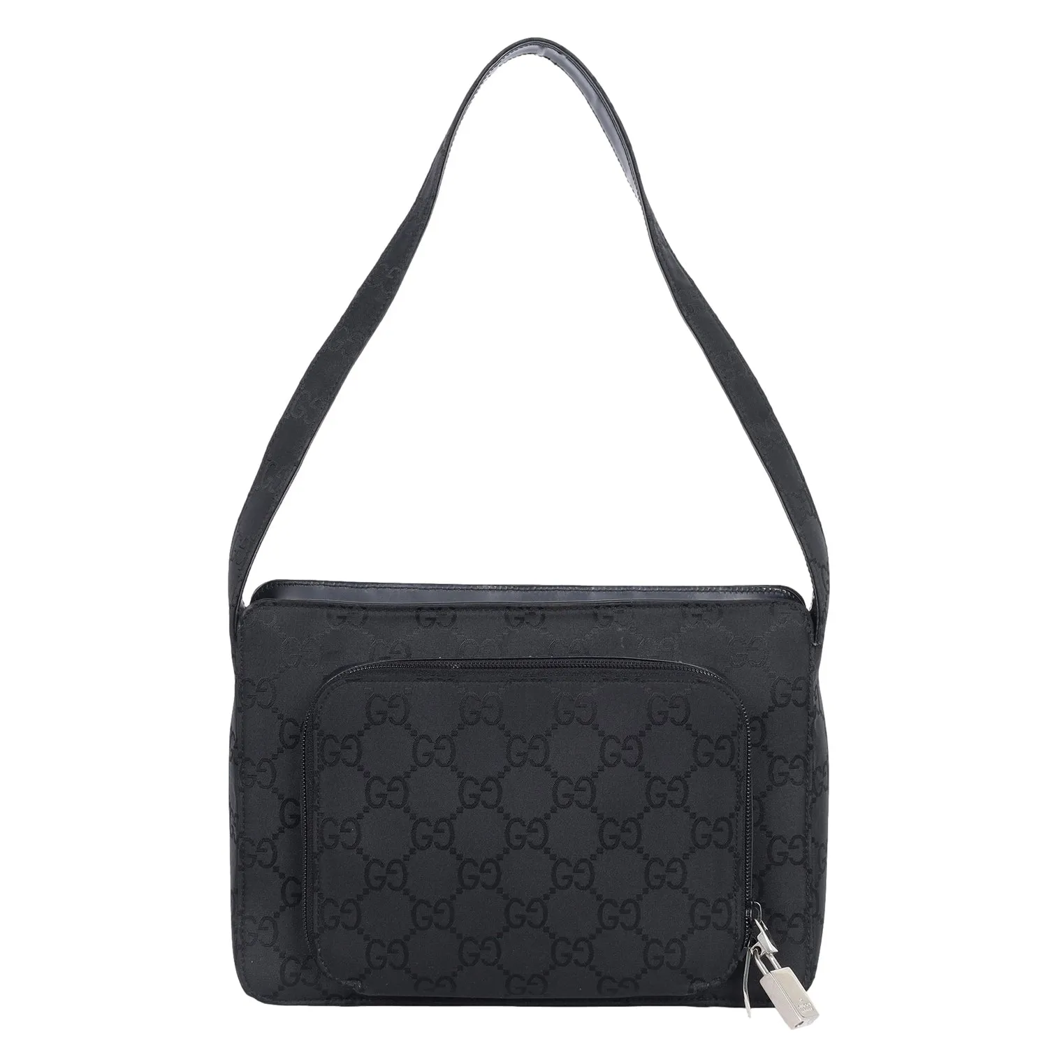 GG Canvas Leather Shoulder Bag