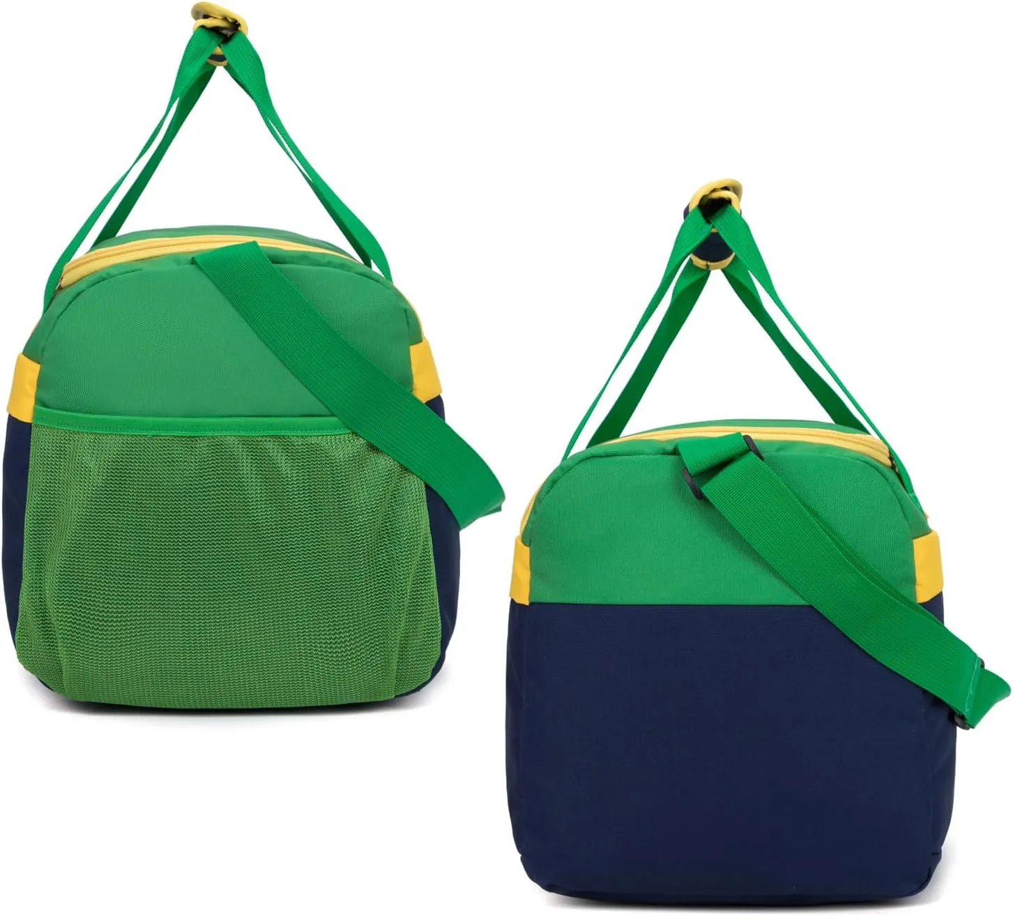 HawLander Small Duffle Bag for Kids Boys or Girls, Travel Bag for One Day Trip (Dark Blue Green)