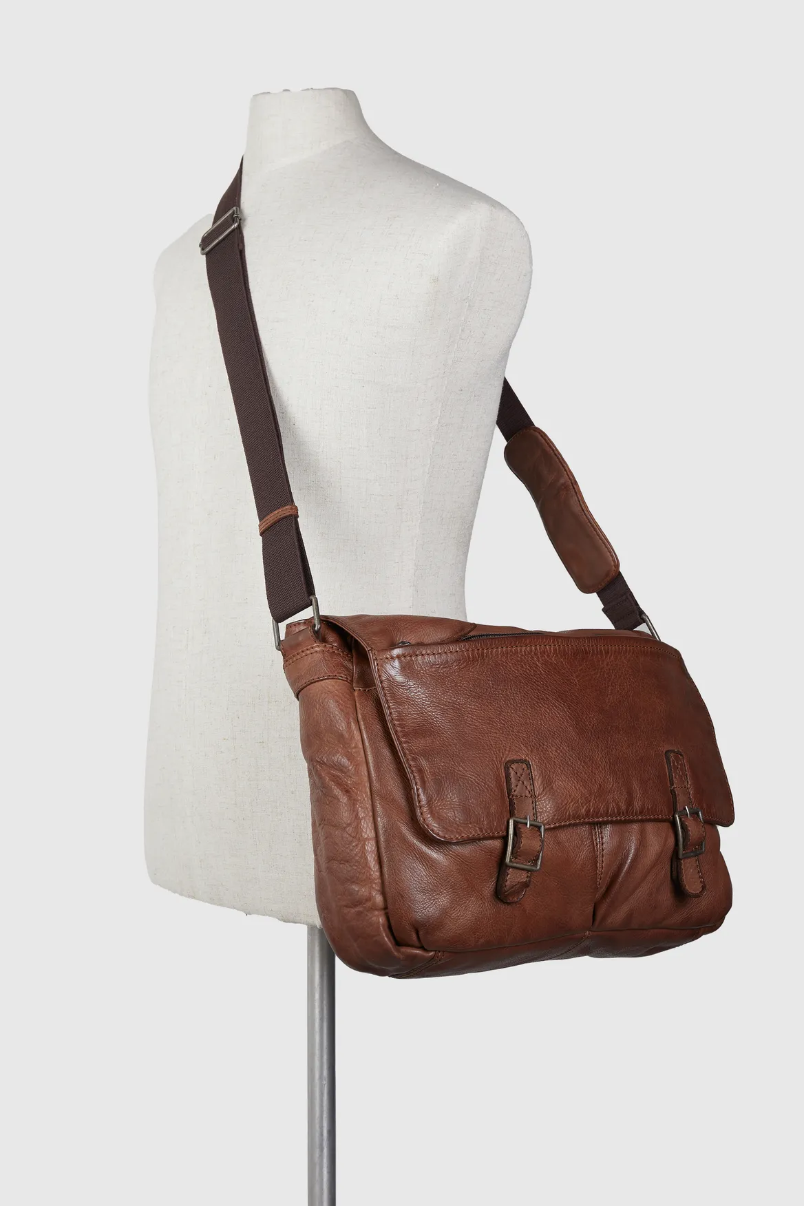 Hudson Leather Satchel