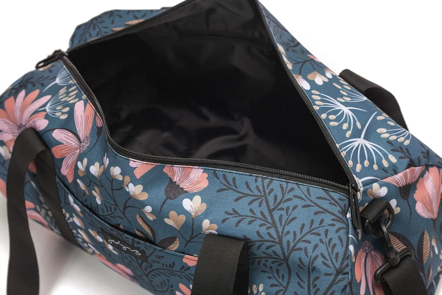 Jadyn 19 Barrel Womens Duffel/Gym/Weekender Bag (Navy Floral)