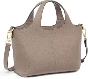 Kattee Leather Crossbody Bags for Women Cross Body Purses,Small Shoulder Tote Bag, Women's Satchel Handbags with Top Handle