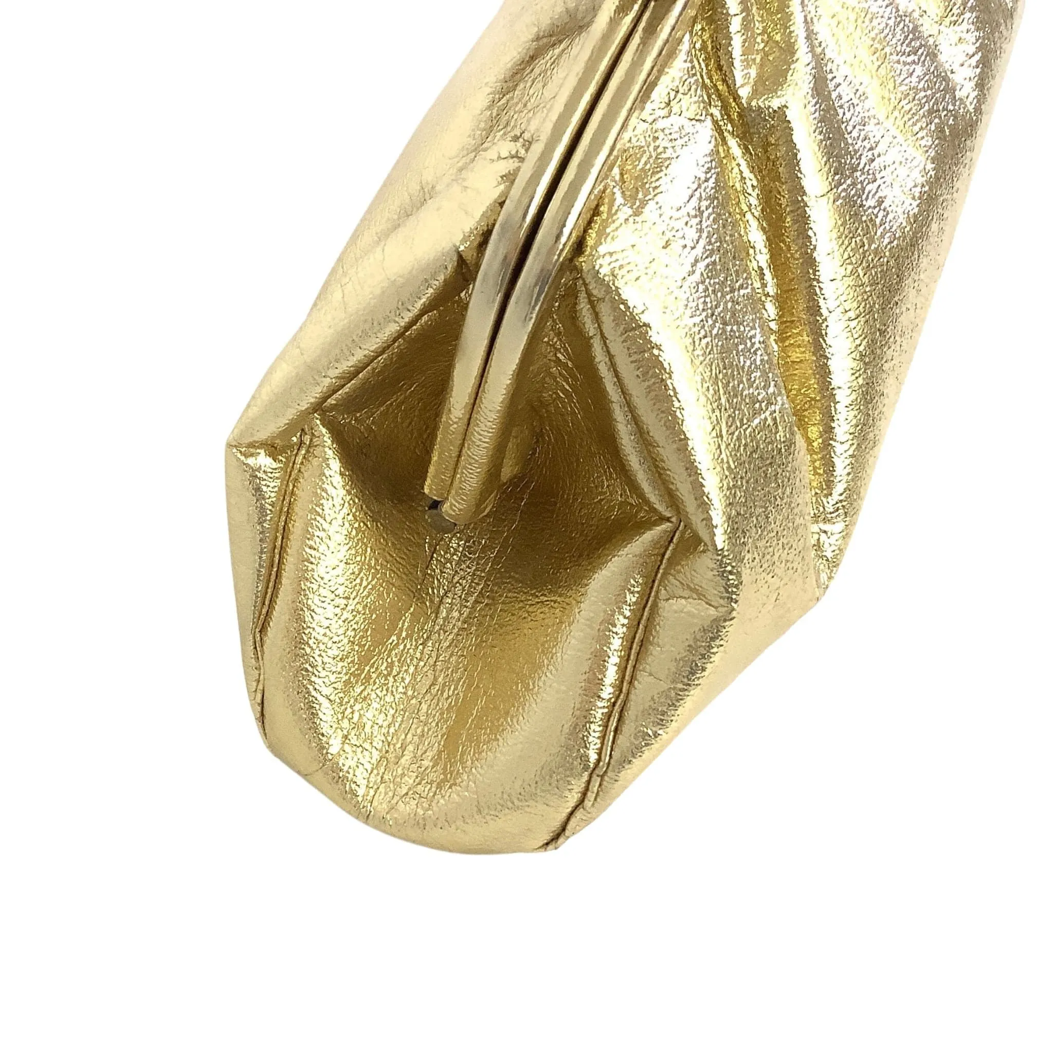 Large Metallic Gold Handbag