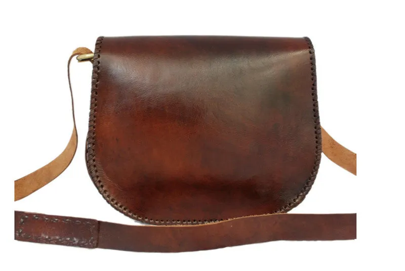 Leather Women's Saddle Bag