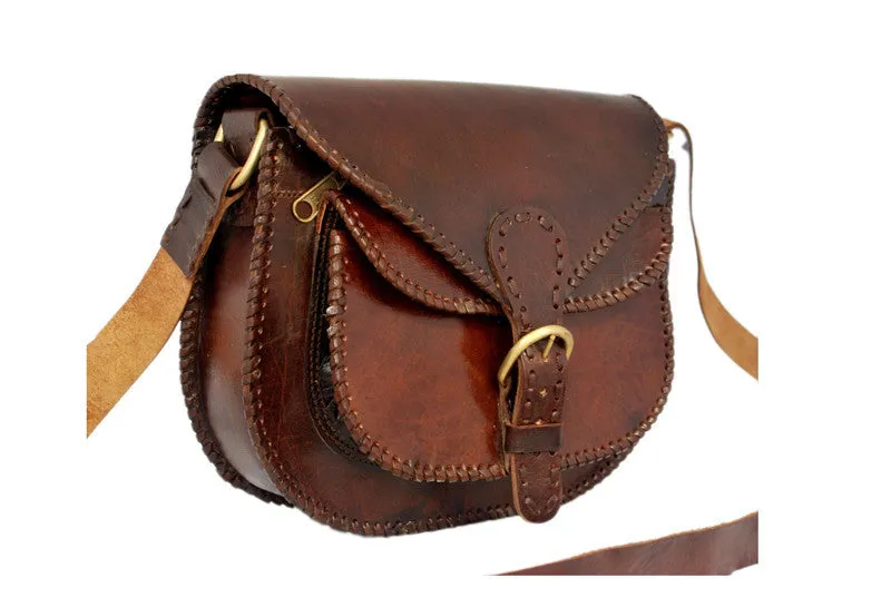 Leather Women's Saddle Bag