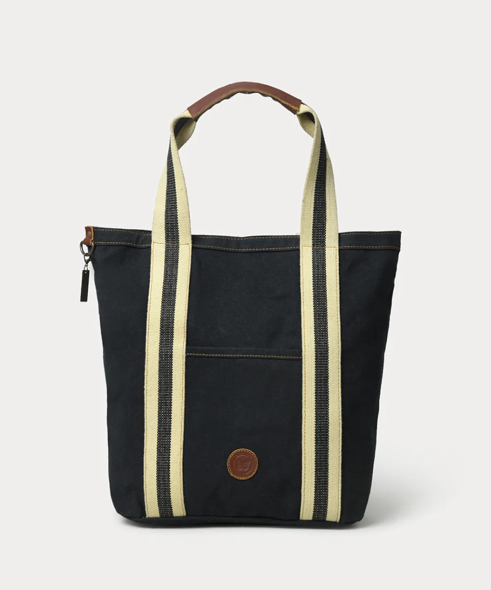 Lyon Black Tall Tote