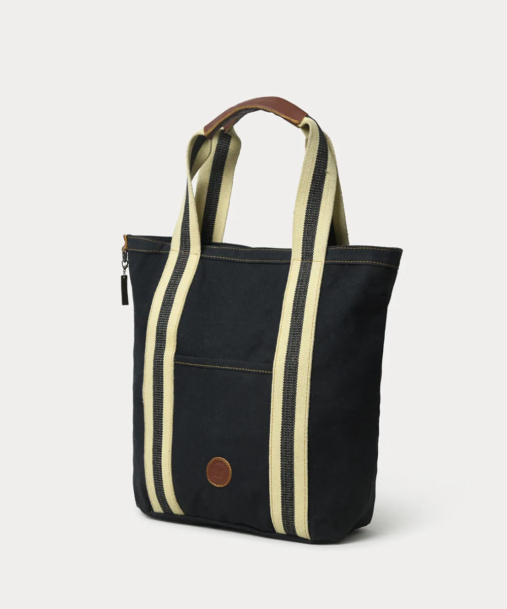 Lyon Black Tall Tote