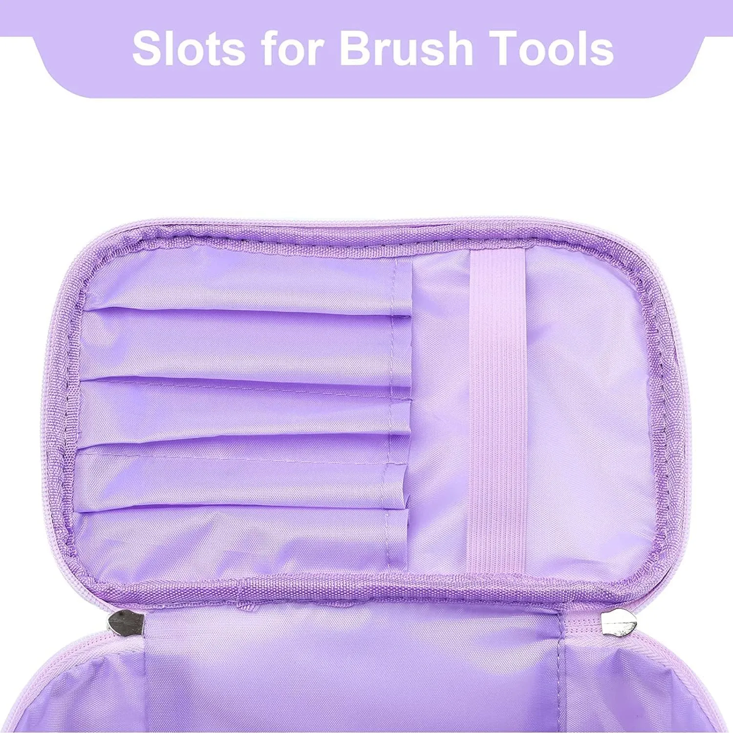 Meiyuuo Makeup Bag Cosmetic Bags for Women Ladies Zipper Pouch Makeup Organizer PU Leather Waterproof