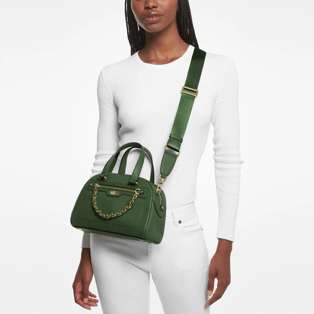 Michael Kors - Williamsburg Small Amazzonia Handbag - 30F3G6WS1L - AMAZON
